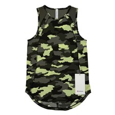 Lululemon Tank Top Womens Size 2 Sleeveless Green Camo Print picture