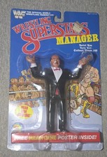Vintage 1985 NEW WWF Mean Gene Okerlund LJN Wrestling Superstars Figure Manager  picture