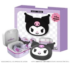 PSL SHIP SEP. Kuromi Wireless Earbuds w/ Special Voice EN & JP Sanrio AVIOT NEW picture