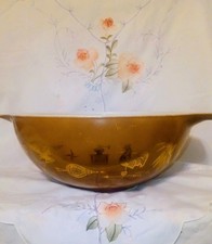 Vintage~Pyrex~Early American~Cinderella Mixing Bowl 4 qt. #444 picture