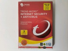 Trend Micro Internet Security + Antivirus 3 Devices Brand New Sealed picture