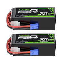 2x Ovonic 6S 5200mAh Lipo Battery 22.2V 130C EC5 for RC Car Truck Heli Jet Boat picture