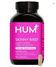 HUM SKINNY BIRD ~  supports healthy weight management  ~  90 Capsules  Sealed picture