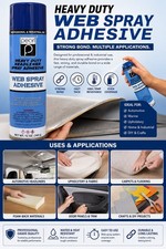 12oz Professional & Industrial Heavy-Duty Headliner Spray Adhesive - Upholstery picture