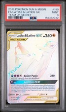 Pokemon 2019 Latias & Latios GX 190/181 Full Art Secret Rare Team Up PSA 9 picture