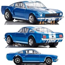 AFX 22149 1966 Shelby GT350 Blue White Stripes HO Slot Car picture
