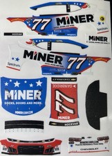Custom 2026 Carson Hocevar #77 All-Star 1/64 Scale NASCAR Peel & Stick Decals picture