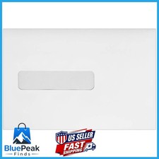 LUXPaper 6 x 9 Booklet Window Envelopes Bright White 24lb. Text 500 Qty picture