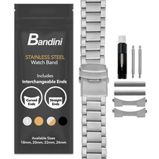 20mm Curved Steel Metal Watch Band Bracelet for Michael Kors Blair, Everest picture
