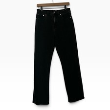 Madewell The '90s Straight Jeans in a washed black finish. Women’s Size 29 EUC picture