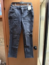 Madewell Women’s Curvy Mid-Rise Stovepipe 28P Black Jeans picture
