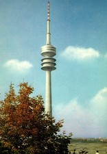 Hohe Olympiaturm Munich Germany Postcard picture