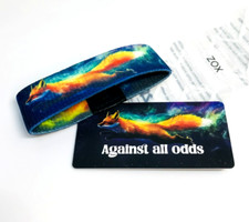 ZOX **AGAINST ALL ODDS** Silver Strap band w/Card Choose Size NIP FOXES picture