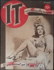 IT Magazine - It That Personality Magazine Volume 1 Number 1 October 1940 picture