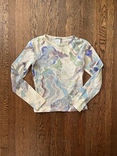 Rare Y2K Issey Miyake Watercolor Long Sleeve Size 2 picture