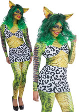 Gremlins 2 Greta Costume Adults Official Fancy Dress Outfit Ladies UK 8-18 picture