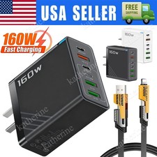 160W Fast Charging Block Type C Wall Charger For iPhone 17 16e 15 14 13 Pro Max  picture