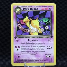 🔥Dark Hypno 26/82 “1ST EDITION” WOTC Team Rocket Pokemon TCG🔥 picture