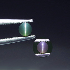 IF Rare Cats-Eye Color Change Alexandrite Natural Mined Unheated 4mm Round Cab picture