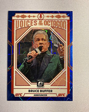 Panini 2022 Donruss Optic UFC Voices of the Octagon Bruce Buffer #121 Blue picture