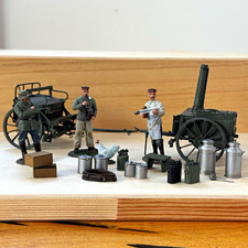 W. Britains 23101 WWI German 1908 HF11 Limber Field Kitchen Metal Figure (2015) picture