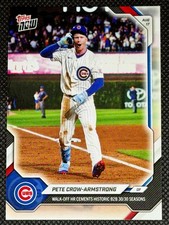 2026 Topps Now LUCKY HIT #563SP PCA Cubs Walk-off HR image variation SSP 🔥 picture