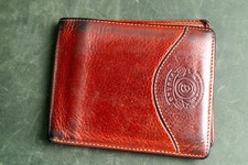 GHURKA CLASSIC WALLET NO. 101 - VINTAGE CHESTNUT LEATHER picture