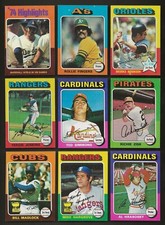 1975 Topps Baseball $.99 Per Pick You Pick From My List Complete Your Set EXMT picture