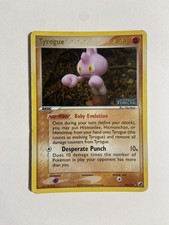 2005 POKEMON UNSEEN FORCES #33/115 TYROGUE REVERSE HOLO STAMPED picture