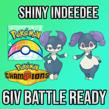 ✨6IV SHINY Indeedee Female or Male  + EVS🚀 POKEMON HOME✨Champions✨Online picture