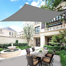 Houssity 14' Sun Shade Sail Canopy Awning Shade Cloth Pool Patio Pergola Cover picture