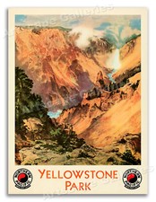 1924 Yellowstone National Park Vintage Travel Poster - 24x32 picture