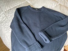 Quince Fishermans Knit Navy Sweater -- Great Fall Addition picture