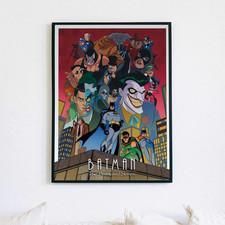 Batman The Animated Series 1992 Retro Poster picture
