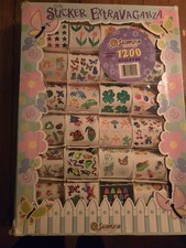 Vintage Sandylion Sticker Extravaganza set 1200 stickers RARE new Open Box picture