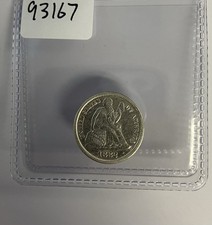 1882 Seated Liberty Dime 10c VF Ungraded Raw |93167 picture