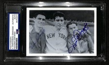Vince & Dom DiMaggio Signed/Autographed 3.5x5 Photo Postcard PSA/DNA BA206018 picture