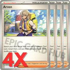 4x Arven x4 - SV01/SV03 - Uncommon - Pokemon TCG Playset picture