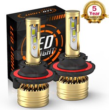 H13 2Pcs Cool White LED Headlight HI-Lo Bulbs For Chevrolet Spark 2013-2021 Kit picture
