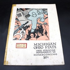 1926 Michigan vs Ohio State Football Official Program Benny Friedman ZJ22098 picture