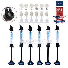 Dentex Dental Universal Composite Resin Light Cure A1 A2 A3 A3.5 B1 Syringe picture