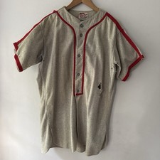 True Vintage 1950s Rawlings Baseball Jersey Sporting #7 Wool Blend Size 42 picture