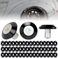 48PCS M6 x 18mm Black Aluminum Washer Hardware Kit for Fender Flare Widebody picture