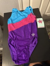 GK Stars New Gymnastics Leotard Colorful Sparkle (CL Girls 10) picture
