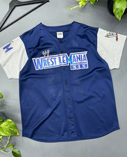 Vintage WrestleMania XIX 2003 baseball jersey XL WWE WWF picture