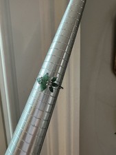 Sterling Emerald Cluster Ring Size 7 picture