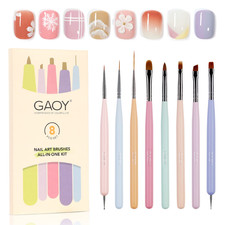GAOY 8 Pcs Nail Art Brushes, Nail Art Design Pens, Liner & Polka Dot Tools picture