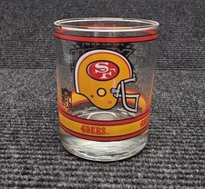 Vintage 1988 89 San Francisco 49ers Superbowl 23 Drink Glass picture