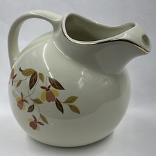 Halls Superior Large 80 Oz Ball Jug With Ice Lip Full Gilding *Double Stamped* picture