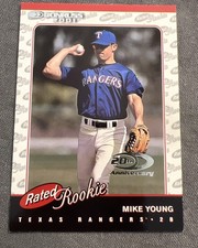 2001 Donruss - Rated Rookie Michael Young #1058 /2001 picture